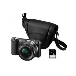 Pack Sony Alpha ILCE-5000LB + 16-50mm + Bolsa +Tarjeta 8Gb