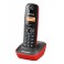 Teléfono inalámbrico Panasonic KX-TG1611 Rojo