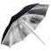 Paraguas blanco y plateado Metz 90