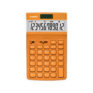 Calculadora Casio JW210TW naranja