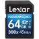 Tarjeta Lexar Premium de 64 GB 300x