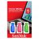 Pendrive Sandisk 8GB cruzer blade Pack 3 (Rosa, Azul,Verde)