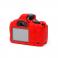 Funda de silicona Easycover para Canon EOS 760D Roja