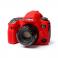Funda de silicona Easycover para Canon 6D Mark II Roja