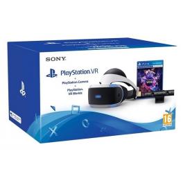 Pack Sony VR Gafas Realidad Virtual + PS4 Camera V2 + VR Worlds PS4