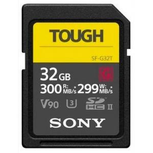 Tarjeta de memoria SD UHS-II Sony serie SF-G Tough 300Mb/s 32gb