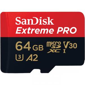 Tarjeta de memoria Sandisk MicroSDHC A2 170Mb/s 90x 64GB