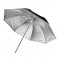 Paraguas negro y plata Aputure 40"