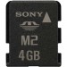 Tarjeta Sony ms micro M2 4GB+Adap.usb 