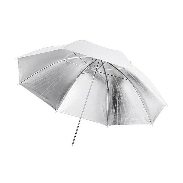 Paraguas Ultrapix blanco y plata 101 cm