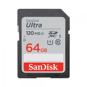 Tarjeta SDXC Ultra Sandisk 64GB 120MBS