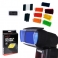 Godox CF-07 Kit de filtros universales Speedlite de 7 colores para fotografía con flash