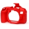 Funda silicona Easycover para Canon EOS850D Rojo