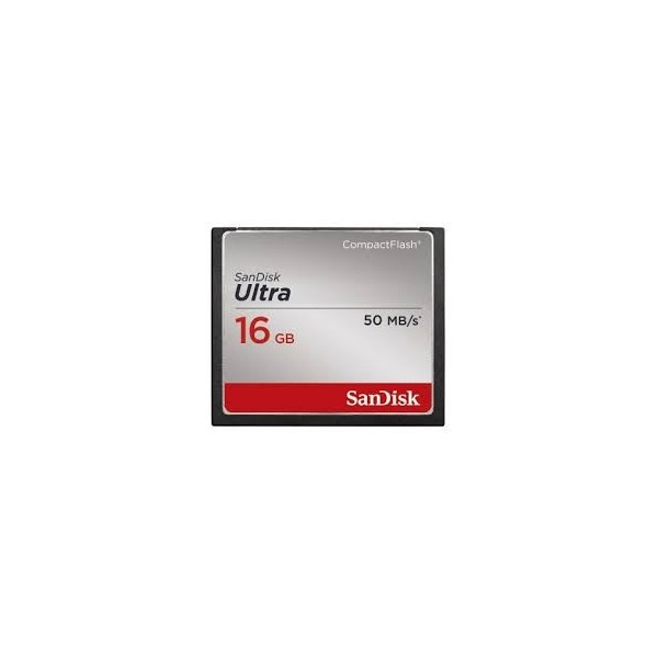 Tarjeta CF Ultra Sandisk 16GB 50MB/s