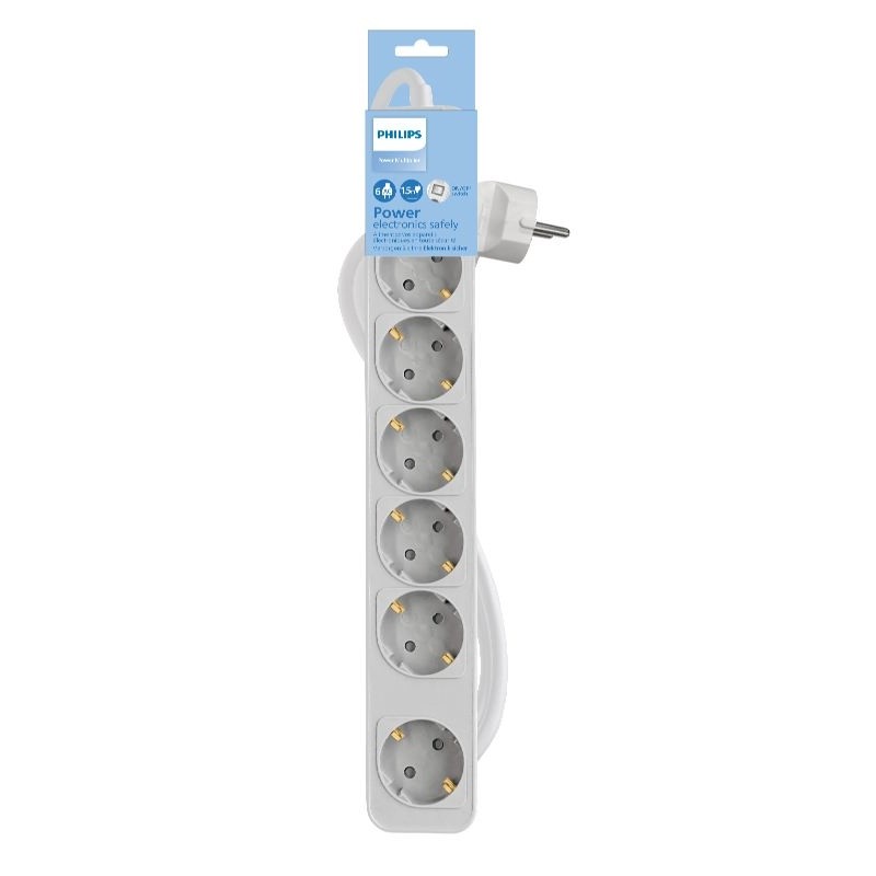 Philips Regleta - Regletas con 3/5 Enchufes y 2 Puertos USB, Interruptor  Encendido/Apagado, Cable de Alimentación Trenzado 1,5 Metros (Alta  Resistencia) - Color Blanco - AliExpress