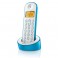 Telefono inalámbrico Philips D1201B blancy y azul