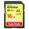 Tarjeta SDHC Extreme Sandisk 16GB