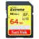 Tarjeta SDHC Extreme Sandisk 64GB