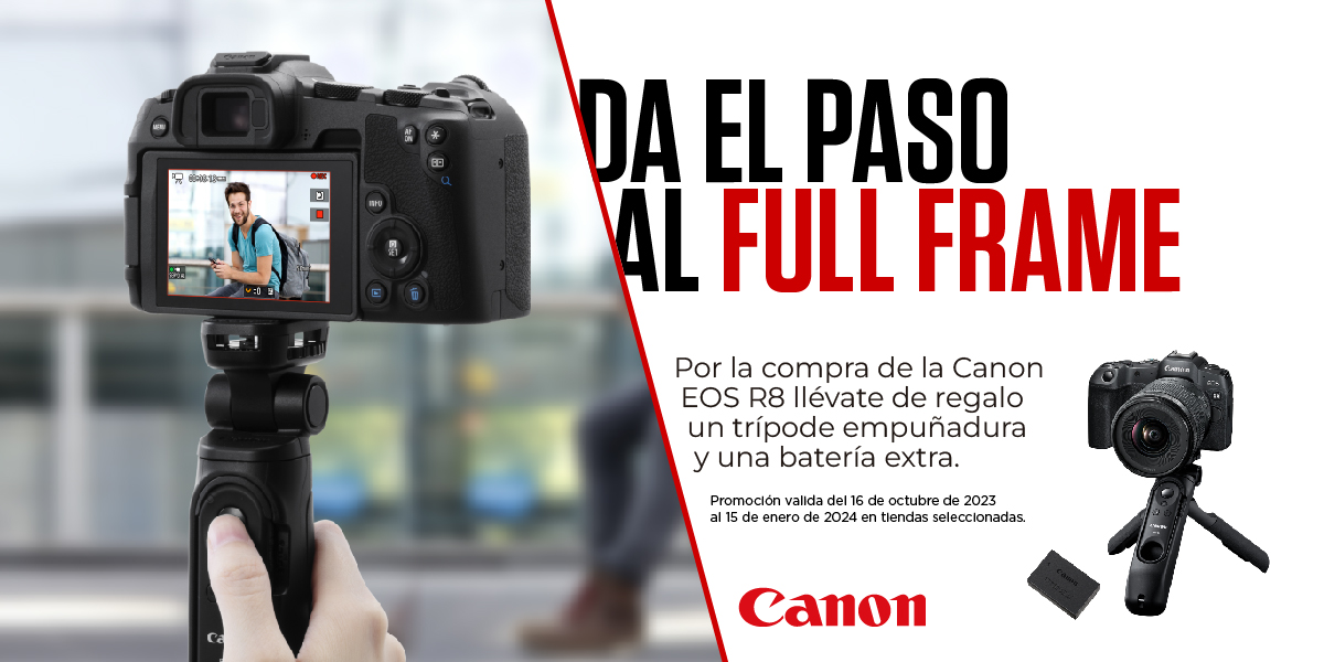 Canon R8 Regalo tarjeta SD & Lector